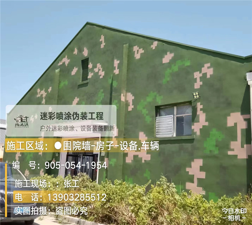 静安外墙数码迷彩漆施工报价清单（100㎡标准墙面测算）